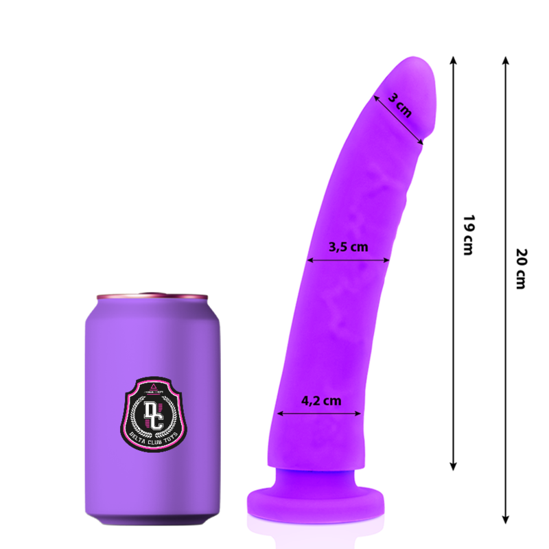 DELTA CLUB - TOYS GODE MÉDICAL LILAS SILICONE 20 CM -O- 4 CM - Sensualia