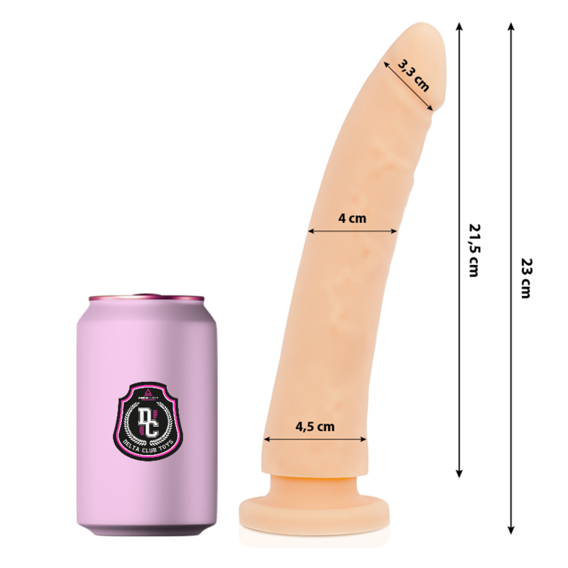 DELTA CLUB - TOYS GODE NATUREL MÉDICAL SILICONE 23 CM -O- 4.5 CM - Sensualia