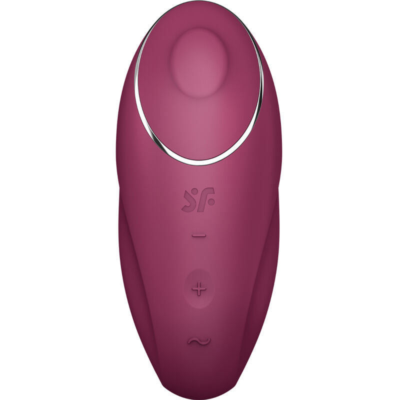 SATISFYER - TAP & CLIMAX 1 VIBRADOR LAY-ON ROJO - Sensualia