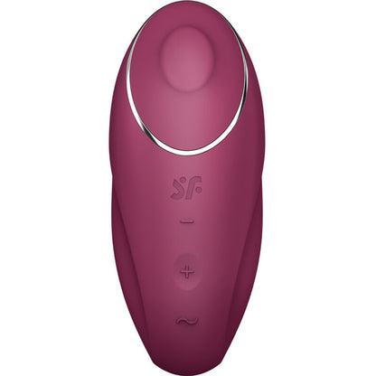 SATISFYER - TAP & CLIMAX 1 VIBRADOR LAY-ON ROJO - Sensualia