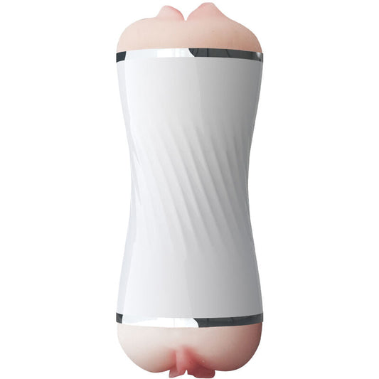 ARMONY - MASTURBATEUR DOUBLE VAGIN ET BOUCHE BLANC ARMONY FOR HIM
