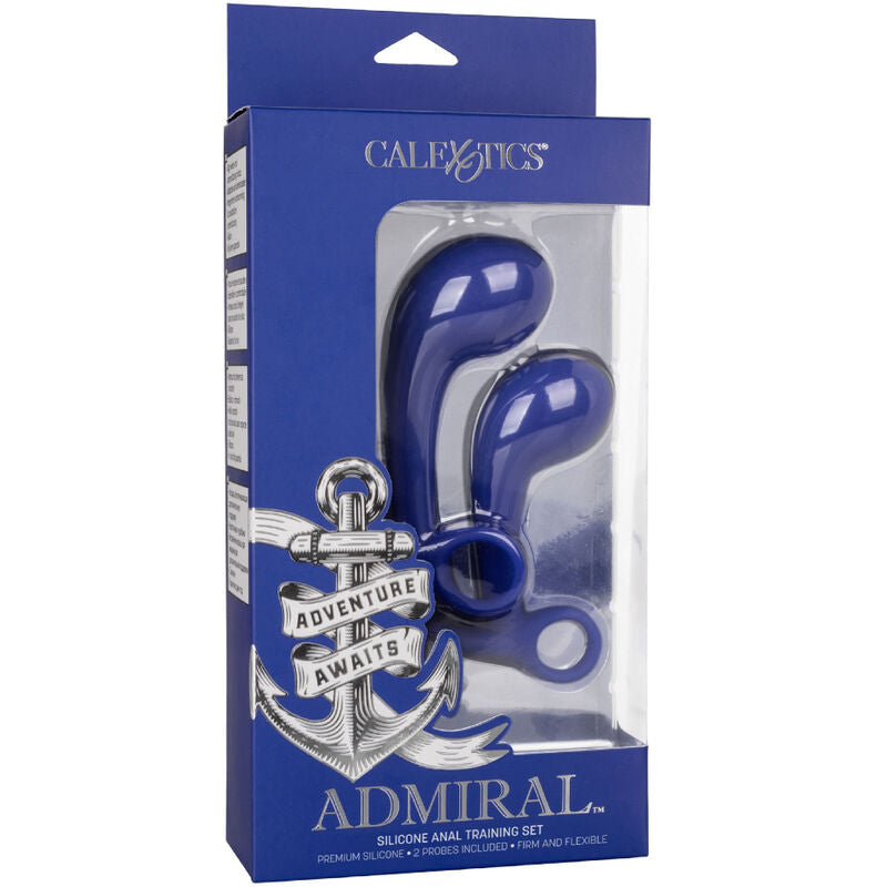 CALEXOTICS - ADMIRAL SET 2 PLUG ANAL BLEU - Sensualia