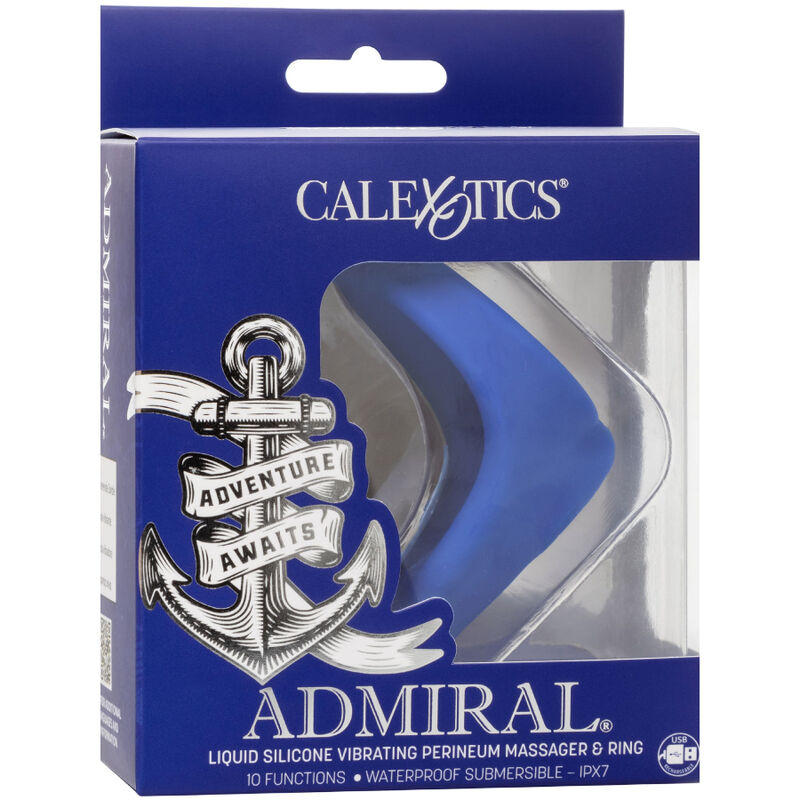 CALEXOTICS - ADMIRAL MASSEUR DE PÉRINÉE BLEU - Sensualia