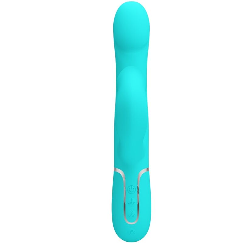 PRETTY LOVE - PERLES VIBRATEUR LAPIN VERT AQUA - Sensualia
