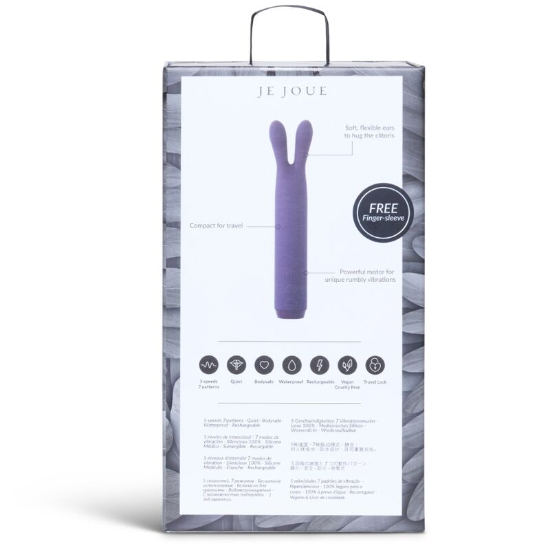 JE JOUE - BALLE VIBRANTE LAPIN VIOLET - Sensualia
