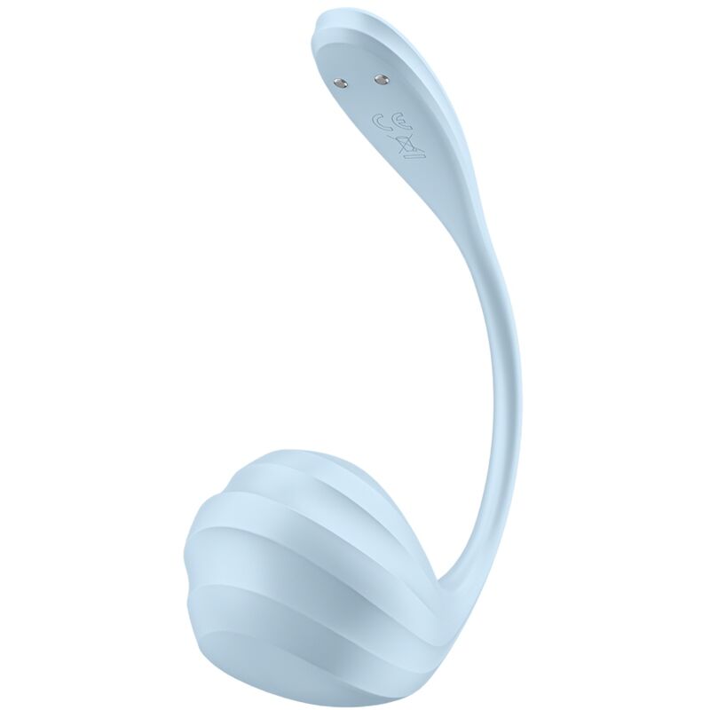 SATISFYER - APPLICATION GRATUITE STIMULATEUR DE POINT G PÉTALE LISSE BLEU CIEL - Sensualia