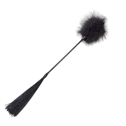 SECRET PLAY - DUSTER + FOUET NOIR - Sensualia