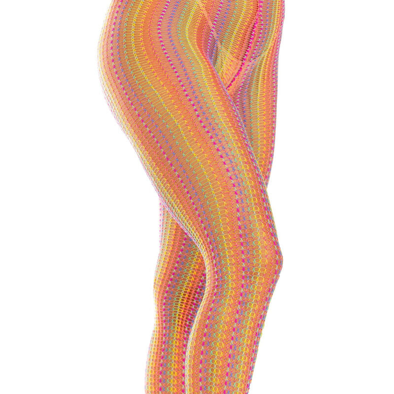 LEG AVENUE - BAS AU CROCHET MULTICOLORE - Sensualia