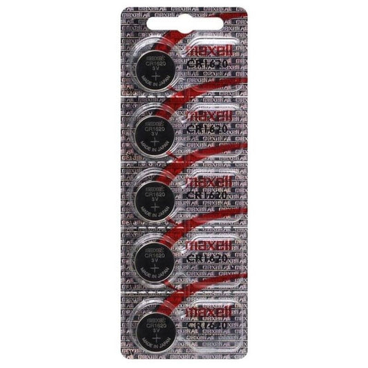 MAXELL - BATTERIE LITIO CR1620 3V 5UDS - Sensualia