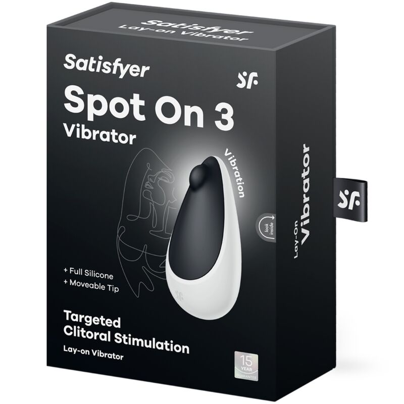 SATISFYER - SPOT ON 3 STIMULATEUR CLITORAL NOIR - Sensualia