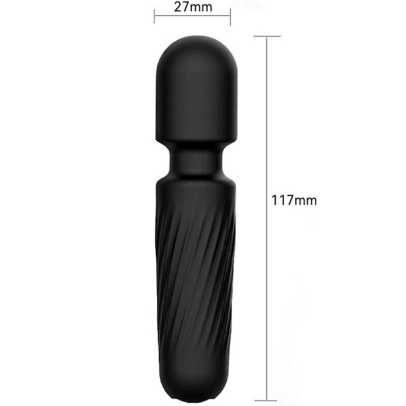 ARMONY - YOUR MAGIC MASSEUR & VIBRATEUR RECHARGEABLE 10 VIBRATIONS NOIR - Sensualia