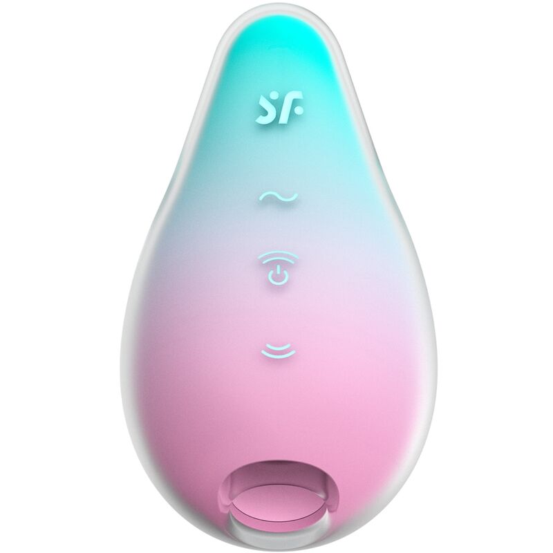 SATISFYER - MERMAID VIBES STIMULATEUR & VIBRATEUR MENTHE ET ROSE - Sensualia