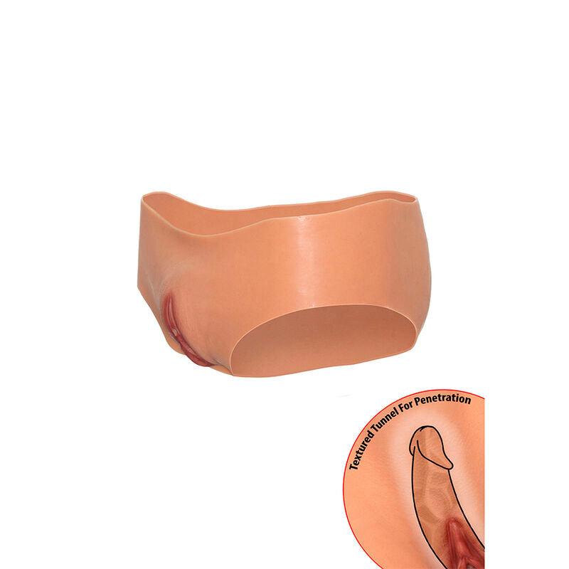 HIDDEN DESIRE - ALTER EGO VAGIN OUVERT SLIP TAILLE BASSE CHAIR - Sensualia