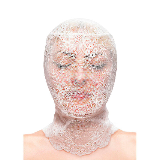 NS NOVELTIES - FETISH & FASHION CAGOULE EN DENTELLE BLANCHE NS NOVELTIES
