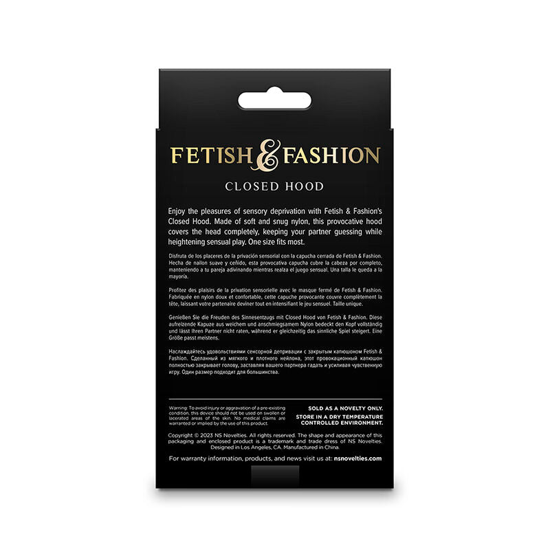 NS NOVELTIES - FETISH & FASHION CAGOULE FERMÉE NYLON BLANC - Sensualia