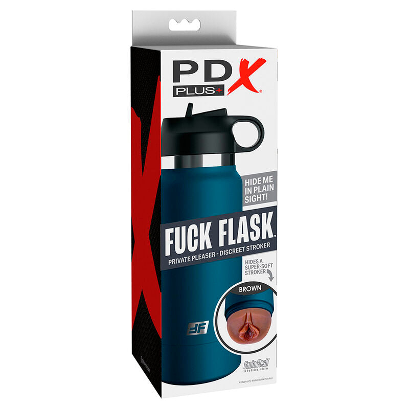 PDX PLUS - FUCK FLASK VAGINE STROKER DISCRET MODÈLE MARRON 1 - Sensualia