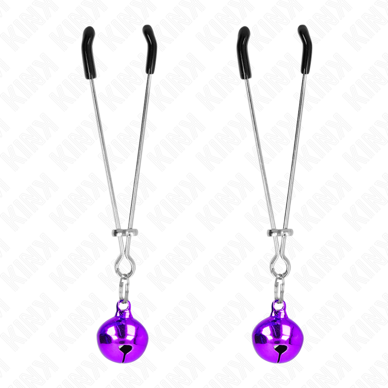 KINK - PINCES À TÉLÉPHONE MINCE CLOCHE VIOLET 7 CM - Sensualia