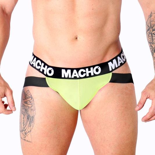 MACHO - MX28FA JOCK VERDE FLUOR S - Sensualia