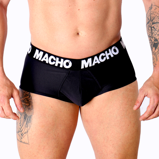 MACHO - MS30NG SLIP NEGRO S - Sensualia