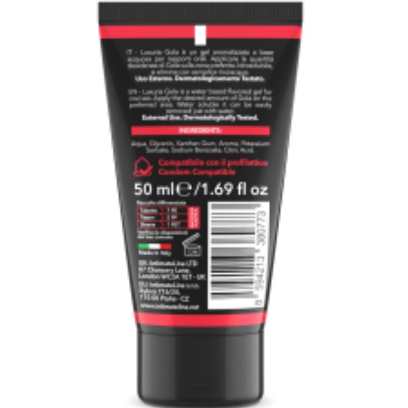 INTIMATELINE LUXURIA - GEL SEXUEL ORAL SAVEUR FRAISE 50 ML - Sensualia