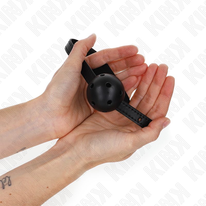 KINK - BALLE RESPIRANTE SIMPLICITY NOIRE 4,5 CM BAG 62 x 1,5 CM - Sensualia