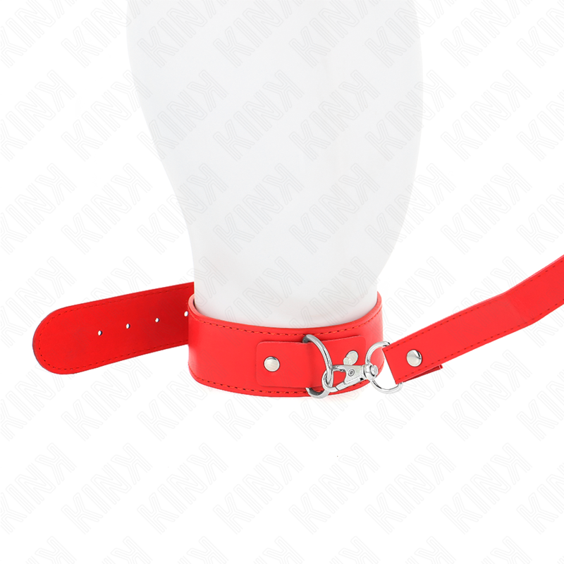 KINK - COLLIER AVEC CEINTURE 116 CM BRACELET ROJO AJUSTABLE 32-50 CM X 8 CM - Sensualia