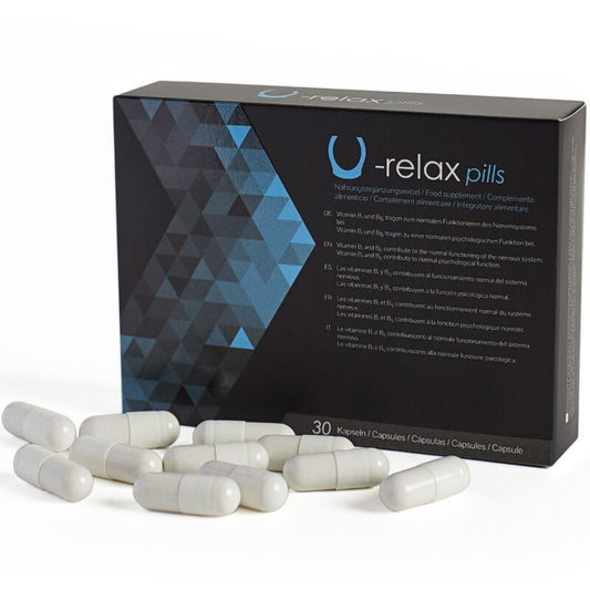 500 COSMETICS - CAPSULES U-RELAX RELAXATION ET REDUCTION DE L'ANXIETE - 30 CAPSULES. - Sensualia