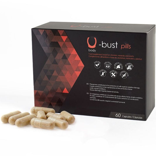 500 COSMETICS - U-BUST CAPSULES D'AUGMENTATION MAMMAIRE - 60 CAPSULES - Sensualia