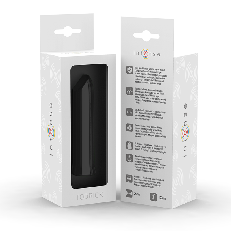 INTENSE - TODRICK BULLET STIMULANT POUR CLITO NOIR - Sensualia