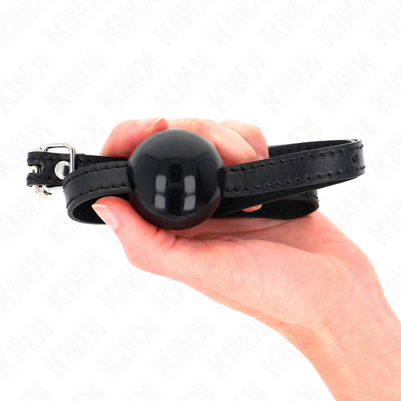 KINK - BALLE SOLIDE SIMPLE NOIRE 4 CM BAG 65 x 1,5 CM - Sensualia