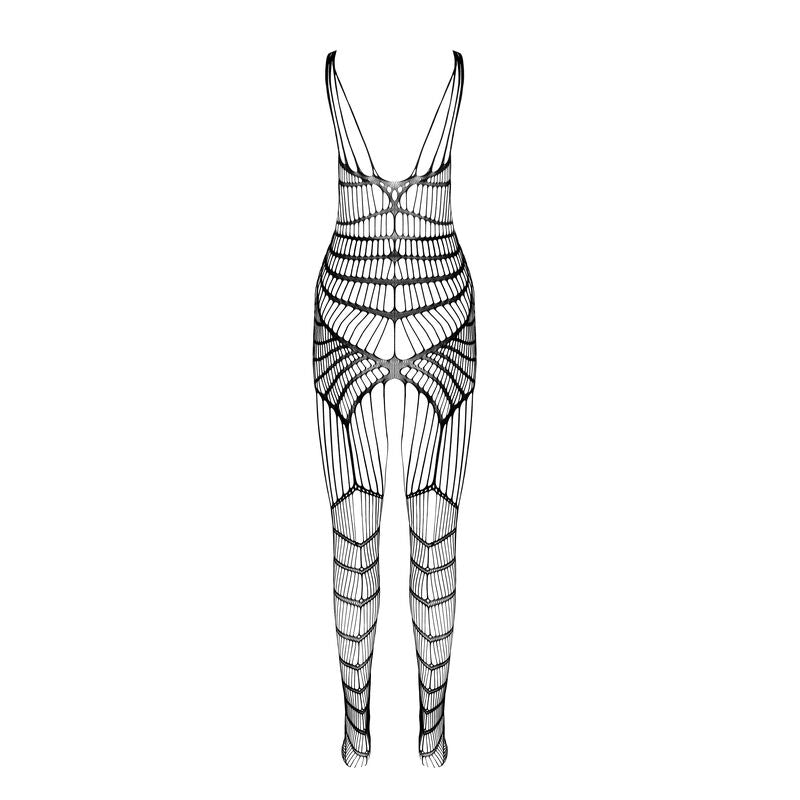 PASSION - BS 102 BODYSTOCKING NOIR TAILLE UNIQUE - Sensualia