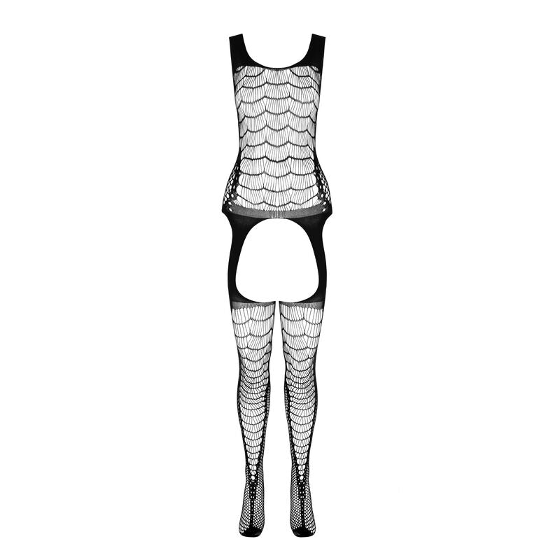 PASSION - BS 104 BODYSTOCKING ROUGE TAILLE UNIQUE - Sensualia