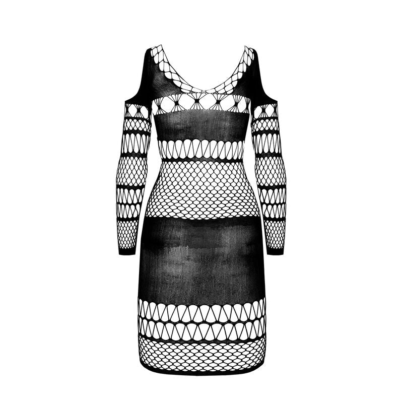 PASSION - BS 105 BODYSTOCKING NOIR TAILLE UNIQUE - Sensualia