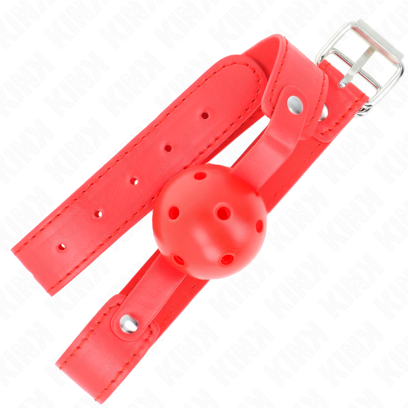 KINK - BALLE RESPIRANTE ROUGE 4,5 CM BAG 65 x 2,5 CM - Sensualia