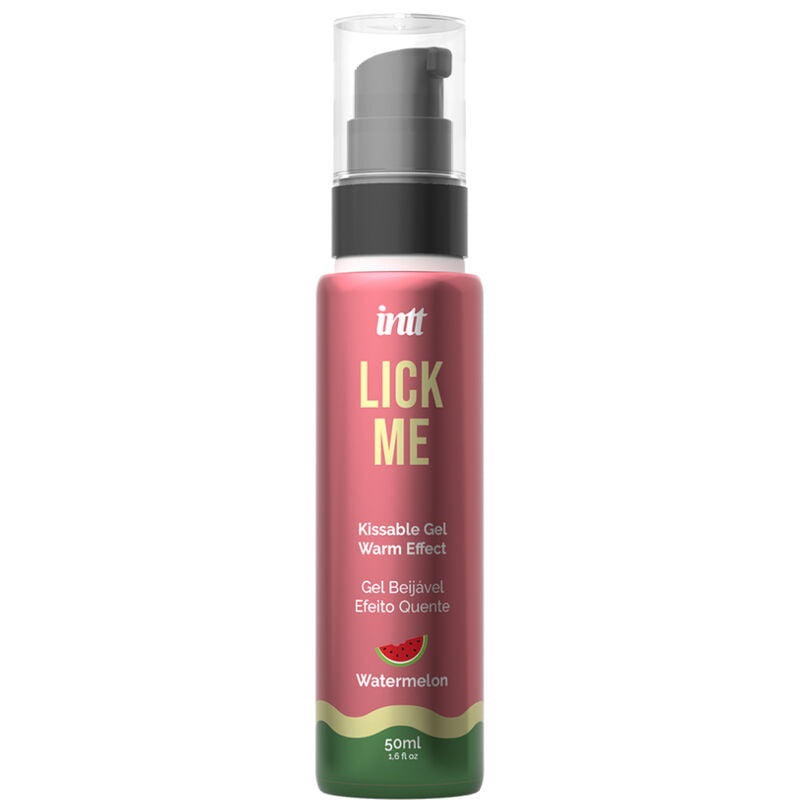INTT - GEL COMESTIBLE LICK ME PASTÈQUE EFFET CHALEUREUX INTT LUBRICANTS