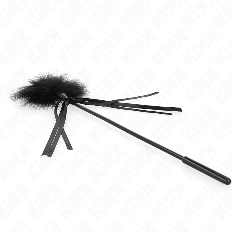 KINK - PLUMES CHACOUILLÉES AVEC N&OElig;UD 35 CM - Sensualia