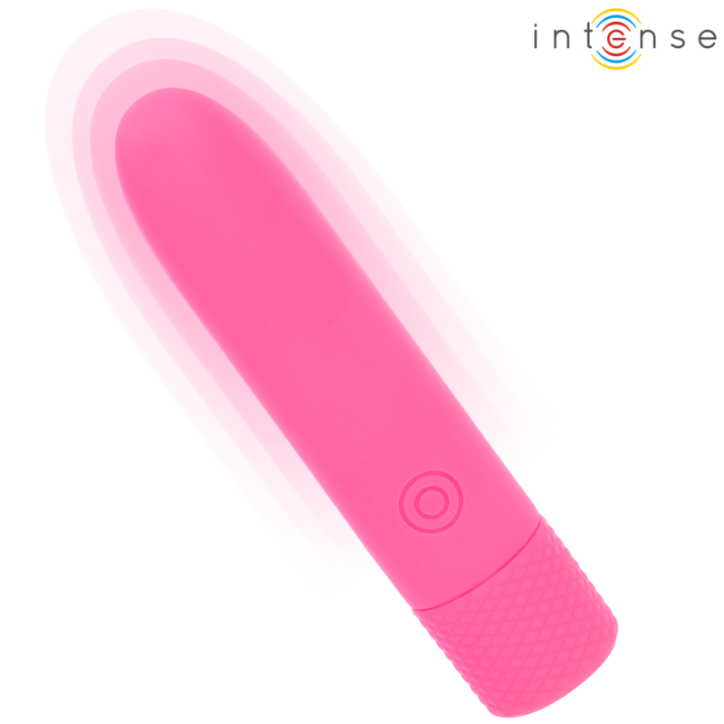 INTENSE - SYMONE BULLET VIBRANT RECHARGEABLE USB 8 VIBRATIONS ROSE 10 X 2,2 CM - Sensualia