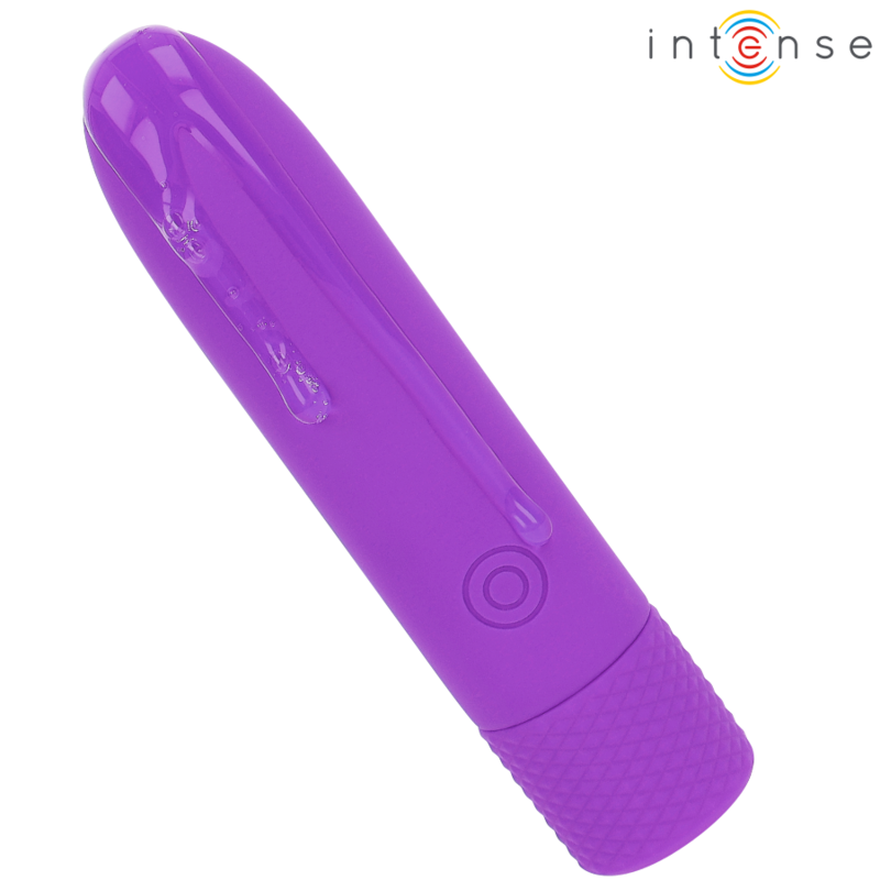 INTENSE - SYMONE BULLET VIBRANT RECHARGEABLE USB 8 VIBRATIONS VIOLET 10 X 2,2 CM - Sensualia