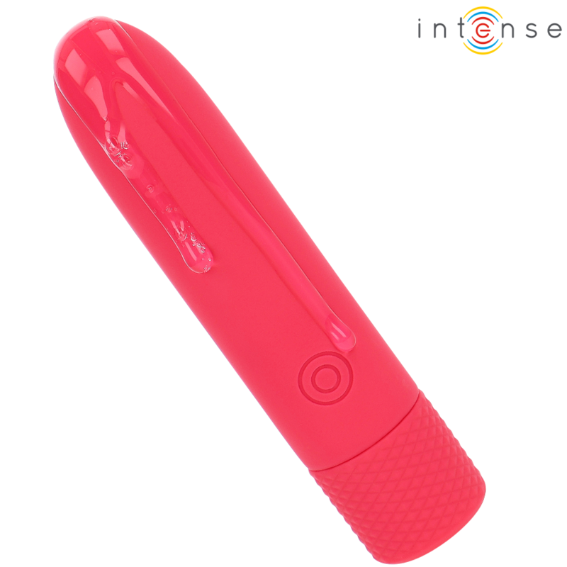 INTENSE - SYMONE BULLET VIBRANT RECHARGEABLE USB 8 VIBRATIONS ROUGE 10 X 2,2 CM - Sensualia
