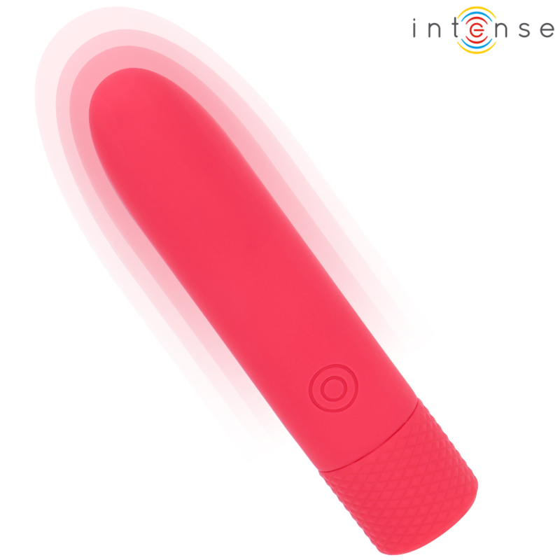 INTENSE - SYMONE BULLET VIBRANT RECHARGEABLE USB 8 VIBRATIONS ROUGE 10 X 2,2 CM - Sensualia