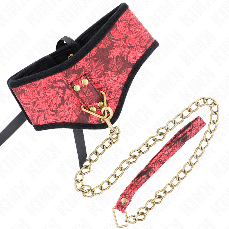 KINK - COLLIER MODÈLE SCANDALE AVEC BRACELET DENTELLE 75 CM 44 X 10 CM - Sensualia