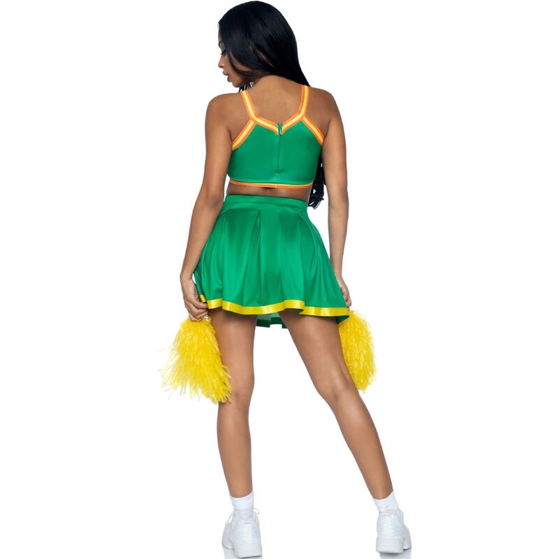 LEG AVENUE - COSTUME POM-POM GIRLS VERT M/L - Sensualia