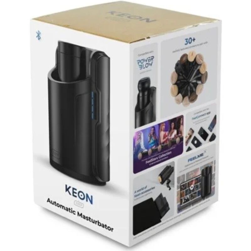 KIIROO - ENSEMBLE COMBO KEON PAR KIIROO + FEEL STROKER NOIR - Sensualia