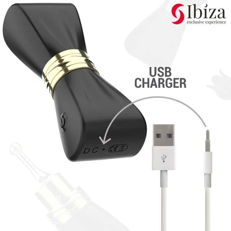 IBIZA - STIMULATEUR DE CLITO 3 TÊTES BOW IBIZA TECHNOLOGY