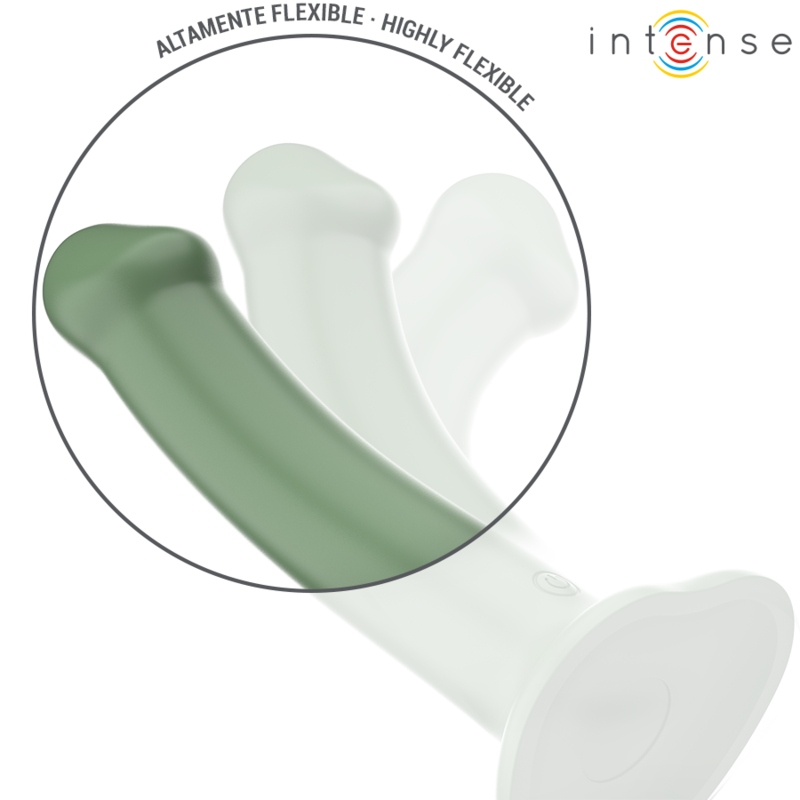 INTENSE - BECCA VIBRATEUR AVEC VENTOUSE 10 VIBRATIONS TÉLÉCOMMANDE VERTE - Sensualia
