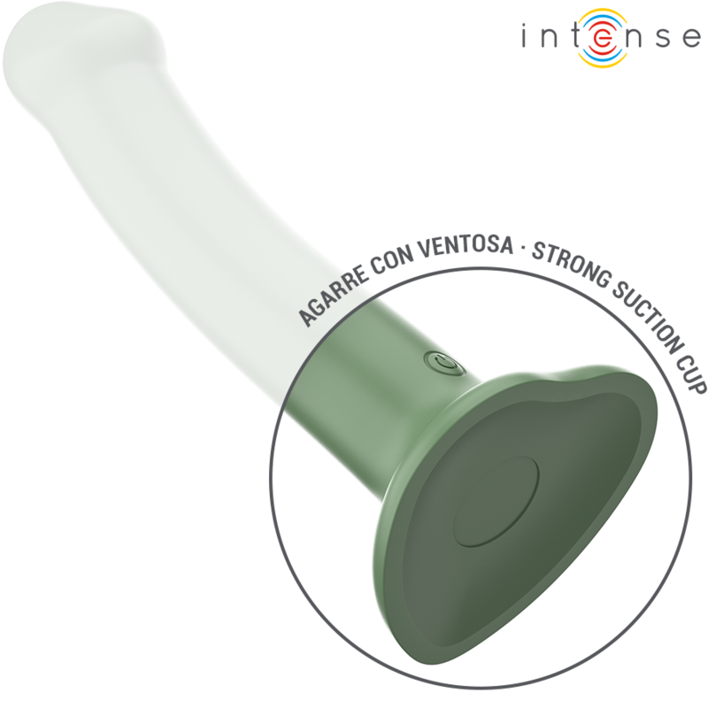 INTENSE - BECCA VIBRATEUR AVEC VENTOUSE 10 VIBRATIONS TÉLÉCOMMANDE VERTE - Sensualia