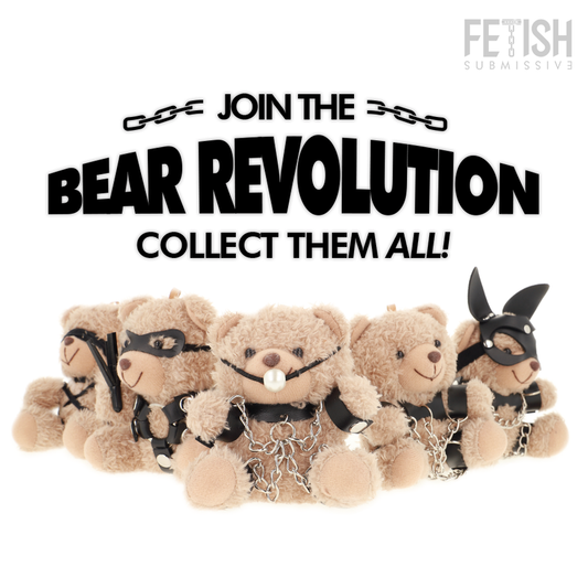 FETISH SUBMISSIVE - OURS EN PELUCHE FOZZIE MODÈLE BDSM 3 - Sensualia