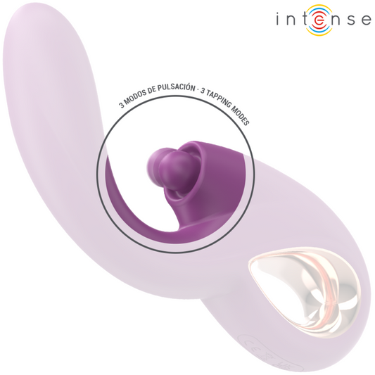 INTENSE - LALI VIBRATEUR MULTIFONCTION POINT G TAPPING & THRUST & VIBRATION VIOLET - Sensualia