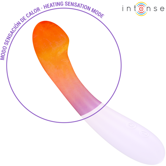 INTENSE - BECKY VIBRATEUR 19 CM CHAUFFANT 7 VIBRATIONS VIOLET - Sensualia