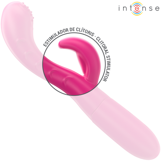 INTENSE - AMARA VIBRATEUR AVEC LANGUE STIMULANTE 10 VIBRATIONS ROSE - Sensualia